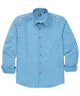 Westport No-Tuck Long Sleeve Button-Down Collar Stretch Performance Gingham Sport Shirt