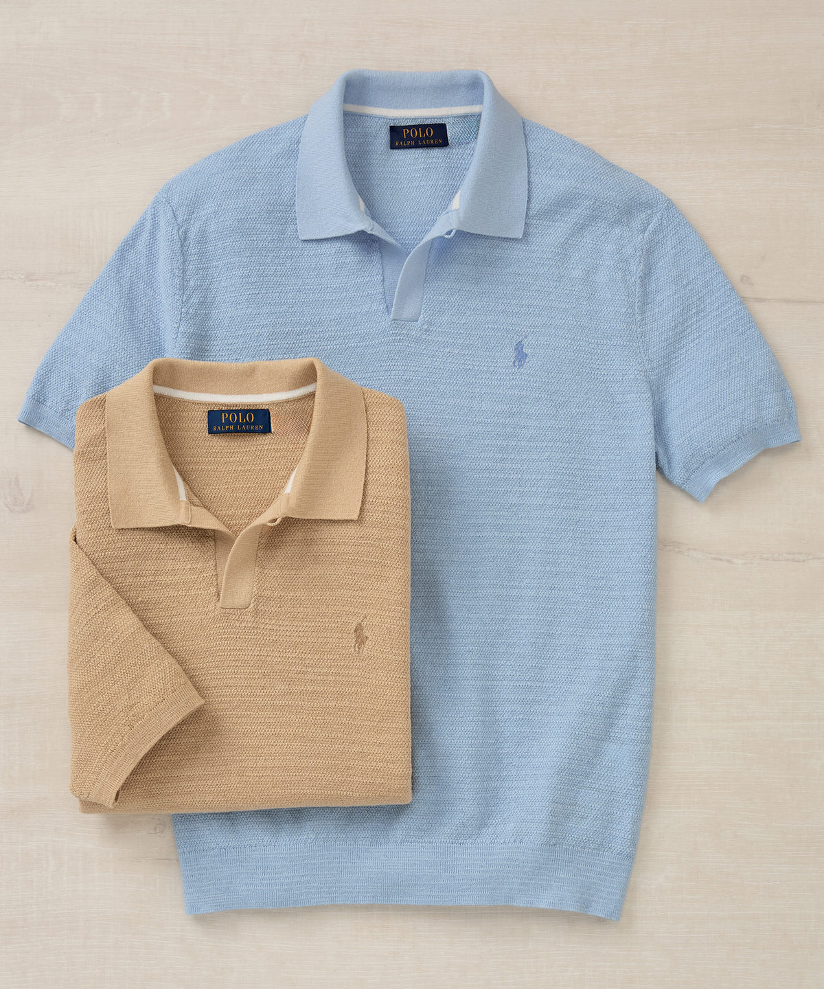 Polo Ralph Lauren Short Sleeve Cotton Linen Polo Sweater, Men's Big & Tall