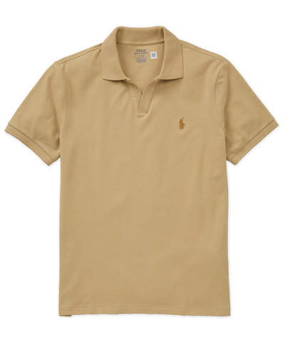 Polo Ralph Lauren Short Sleeve Stretch Mesh Johnny Collar Shirt, Men's Big & Tall