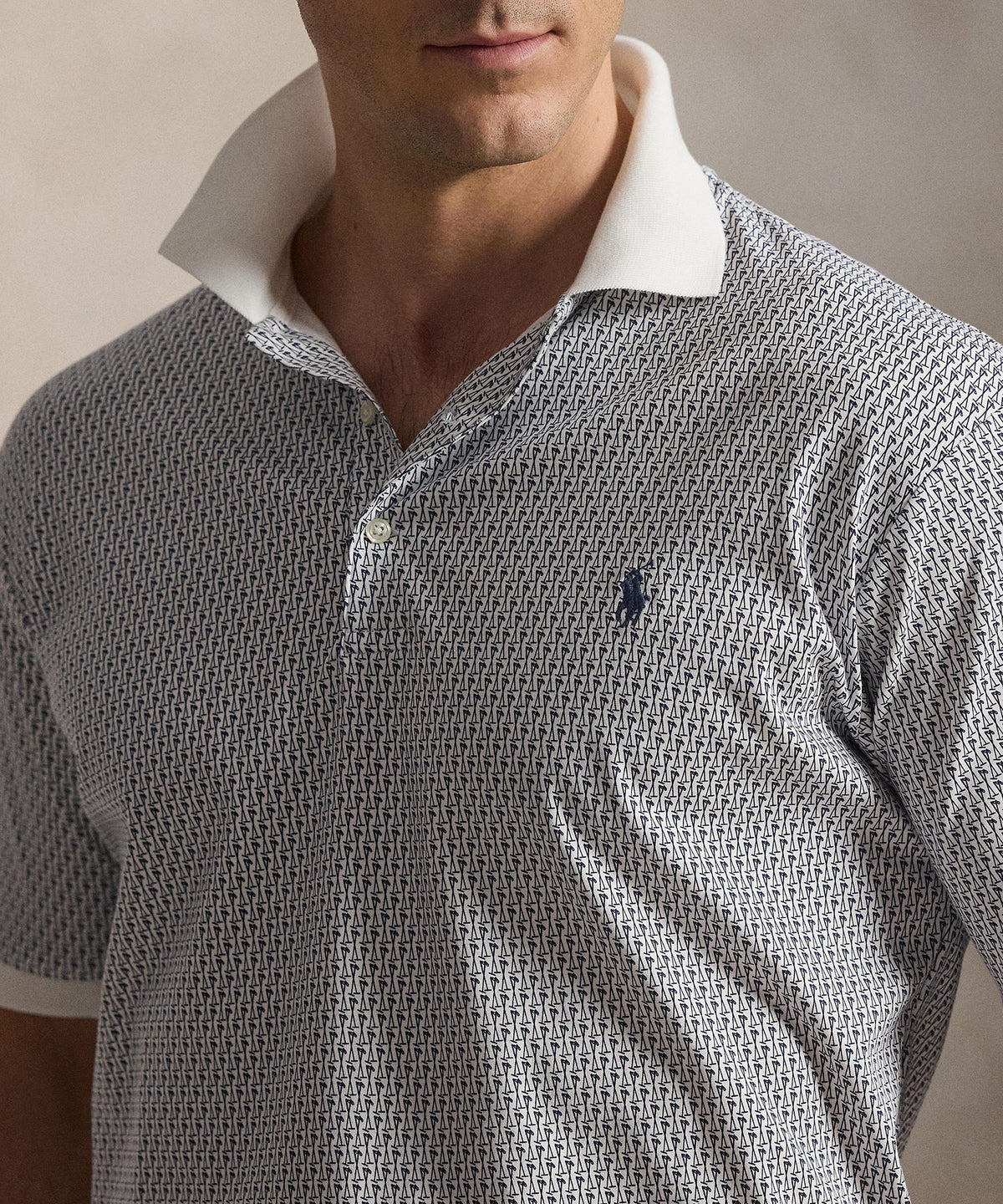 Polo Ralph Lauren Short Sleeve Soft Touch Cotton Animated Polo, Men's Big & Tall