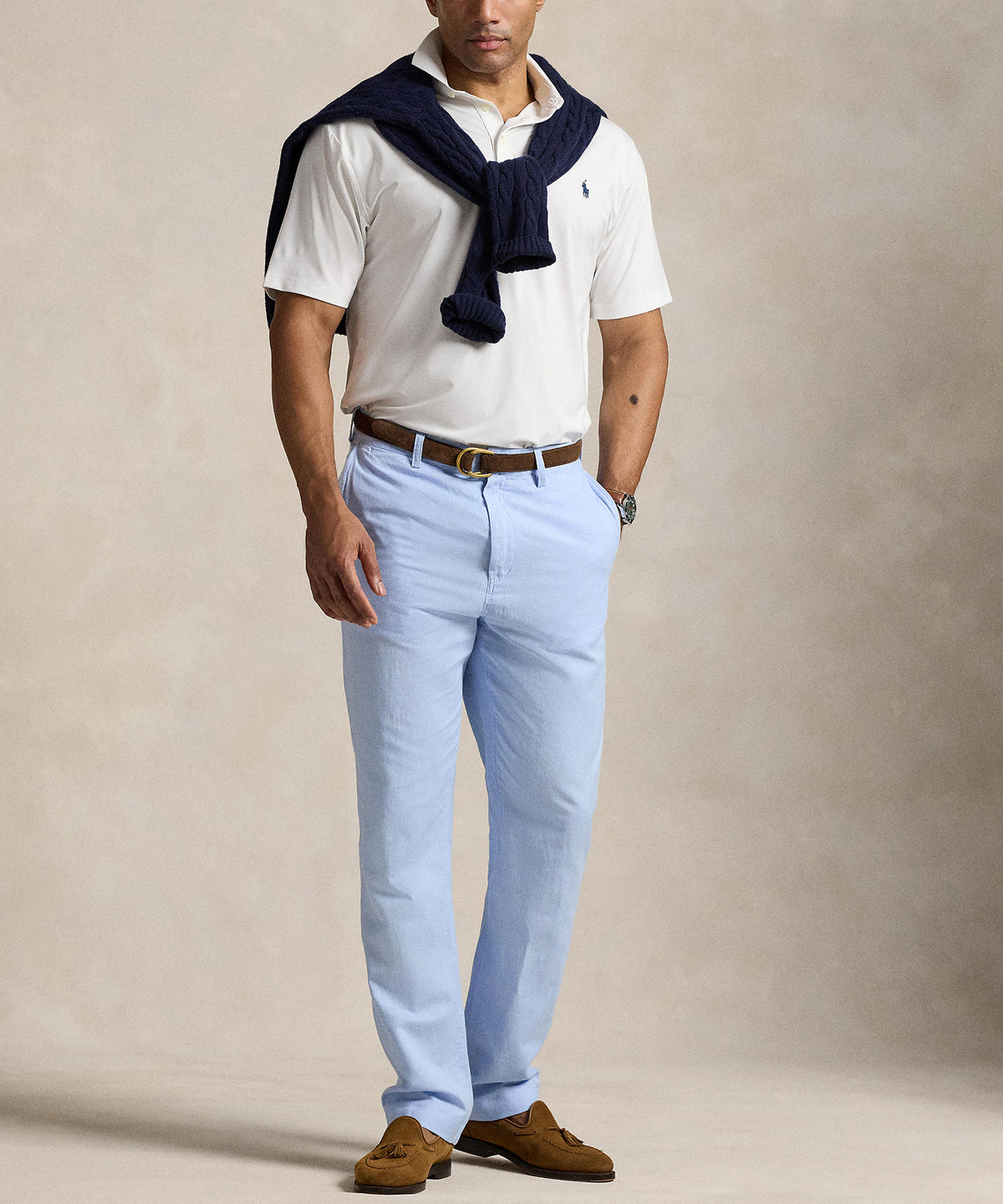 Polo Ralph Lauren Short Sleeve Performance Solid Polo, Men's Big & Tall