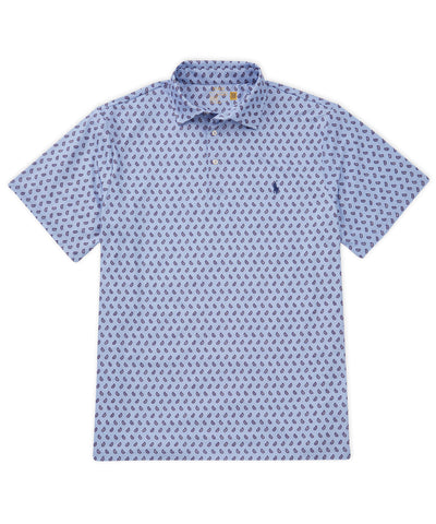 Polo Ralph Lauren Short Sleeve Performance Print Polo, Men's Big & Tall