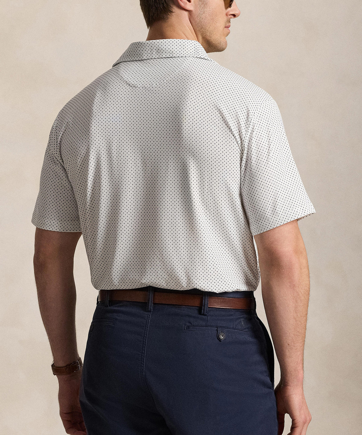 Polo Ralph Lauren Short Sleeve Performance Print Polo, Men's Big & Tall