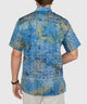Westport Black Short Sleeve Batik Print Camp Shirt