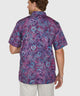 Westport Black Short Sleeve Batik Print Camp Shirt
