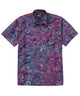 Westport Black Short Sleeve Batik Print Camp Shirt
