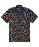 Westport Black Short Sleeve Batik Print Camp Shirt