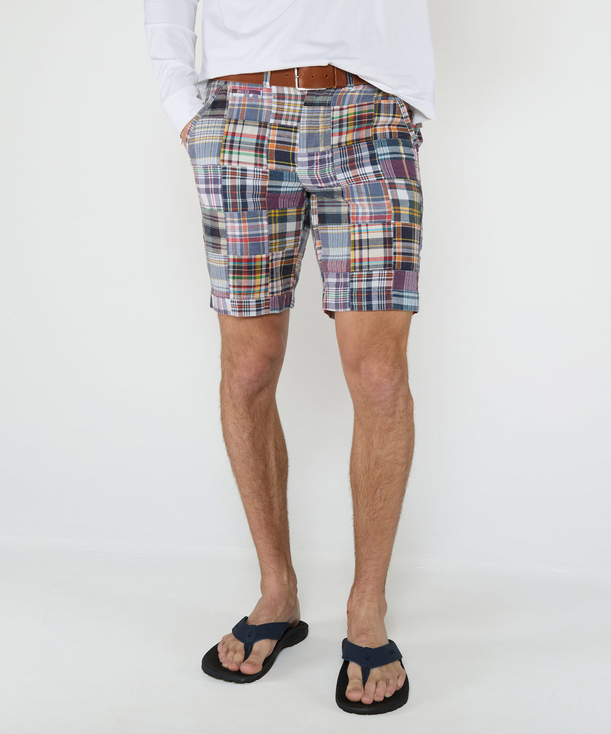 Westport Lifestyle Ocean Isle Patchwork Shorts, Men's Big & Tall