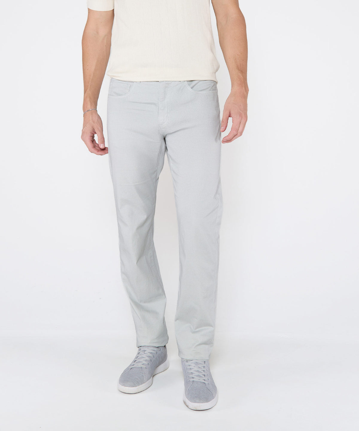 Westport Black Mosaic Print Stretch 5-Pocket Pants, Men's Big & Tall