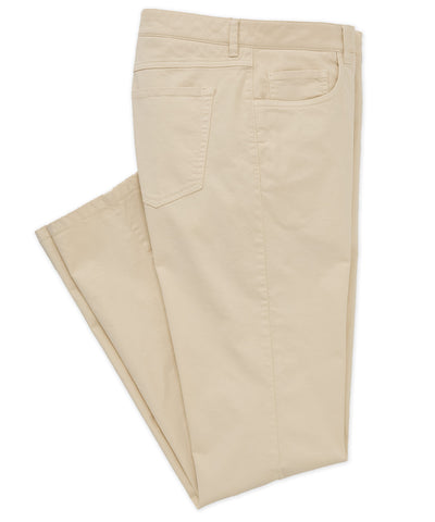 Westport Black Garment-Dyed Broken Twill 5-Pocket Pant, Men's Big & Tall