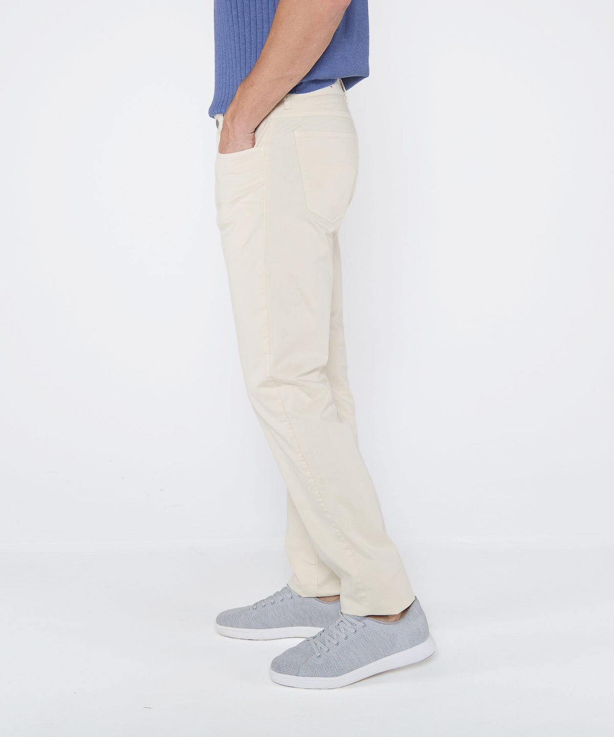 Westport Black Garment-Dyed Broken Twill 5-Pocket Pant, Men's Big & Tall