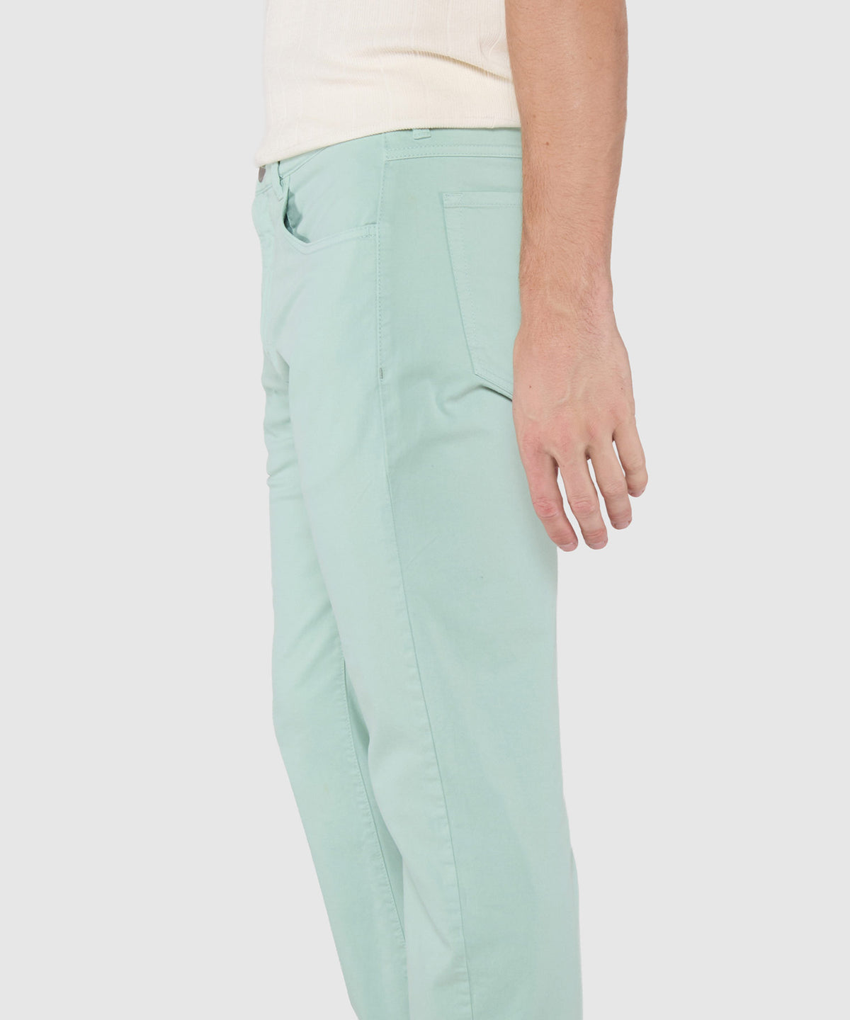 Westport Black Garment-Dyed Broken Twill 5-Pocket Pant, Men's Big & Tall