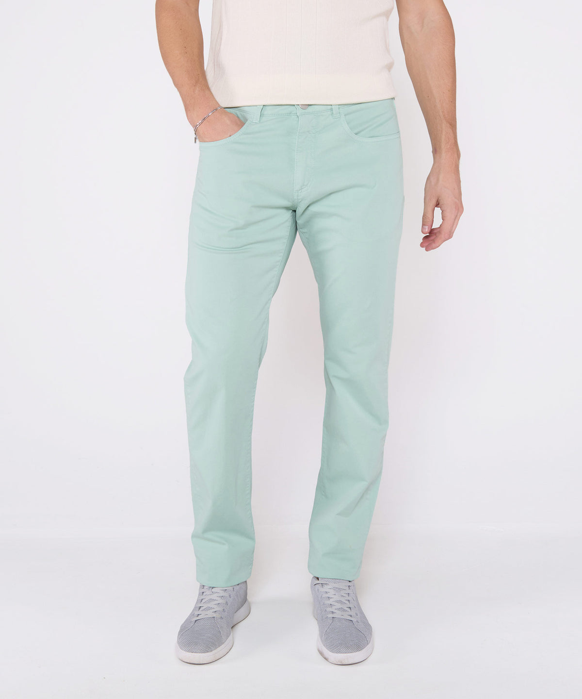 Westport Black Garment-Dyed Broken Twill 5-Pocket Pant, Men's Big & Tall