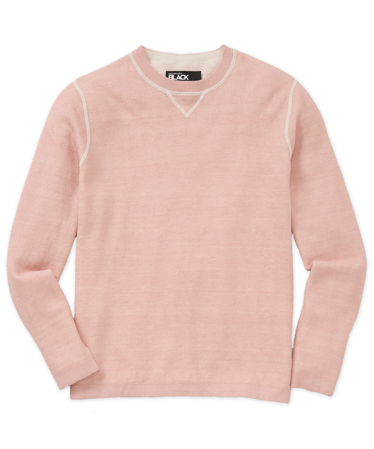 Westport Black Lisbon Reversible Crew, Men's Big & Tall