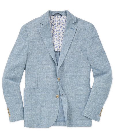 Westport Black Preston Knit Blazer, Men's Big & Tall