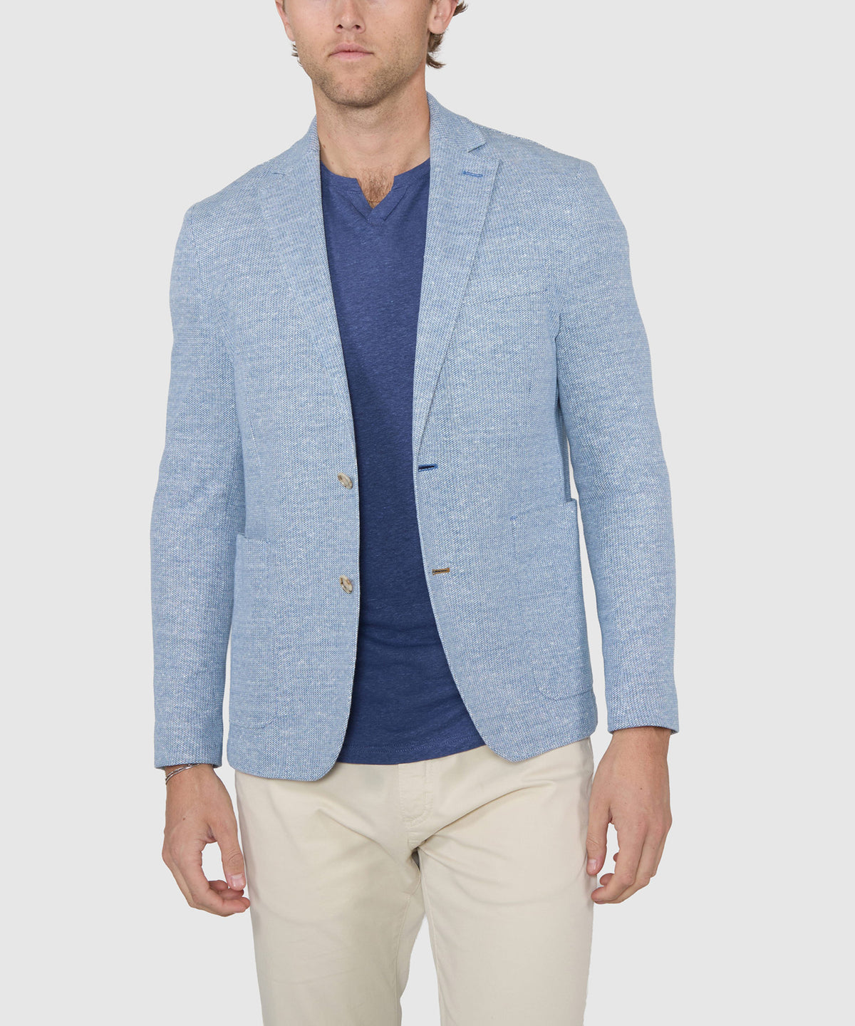 Westport Black Preston Knit Blazer, Men's Big & Tall