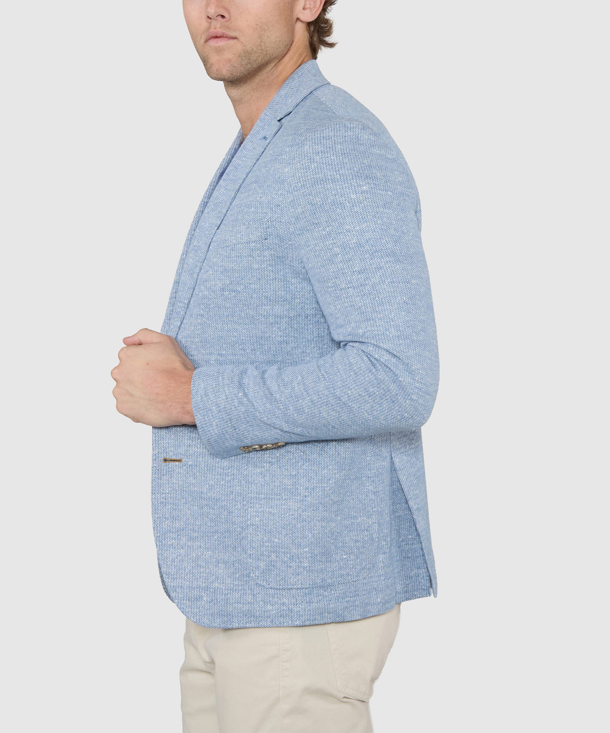 Westport Black Preston Knit Blazer, Men's Big & Tall