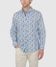 Westport Black Long Sleeve Print Sport Shirt