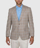 Westport Black Two-Button Side Vent Windowpane Sport Coat