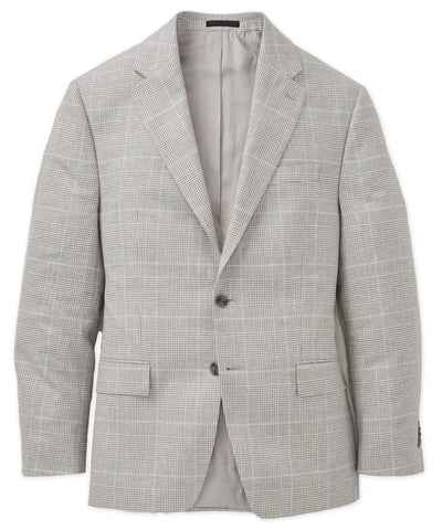 Michael Kors Two-Button Side Vent Glen Plaid Sport Coat, Men's Big & Tall