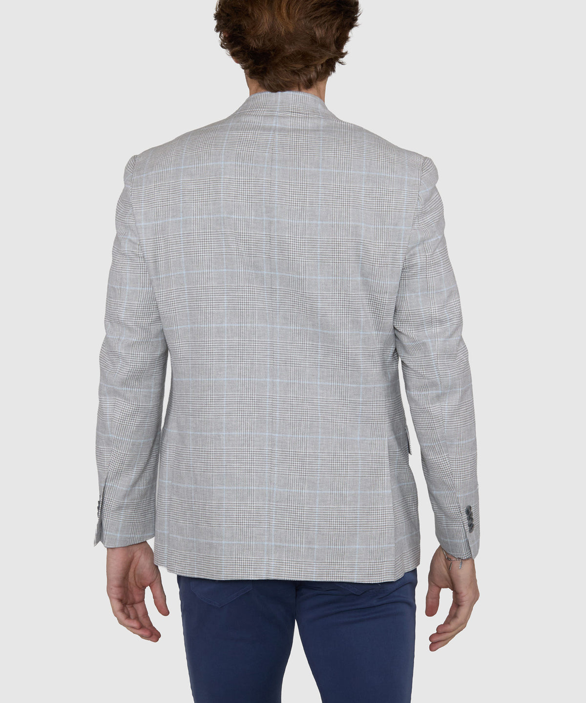 Michael Kors Two-Button Side Vent Glen Plaid Sport Coat, Men's Big & Tall