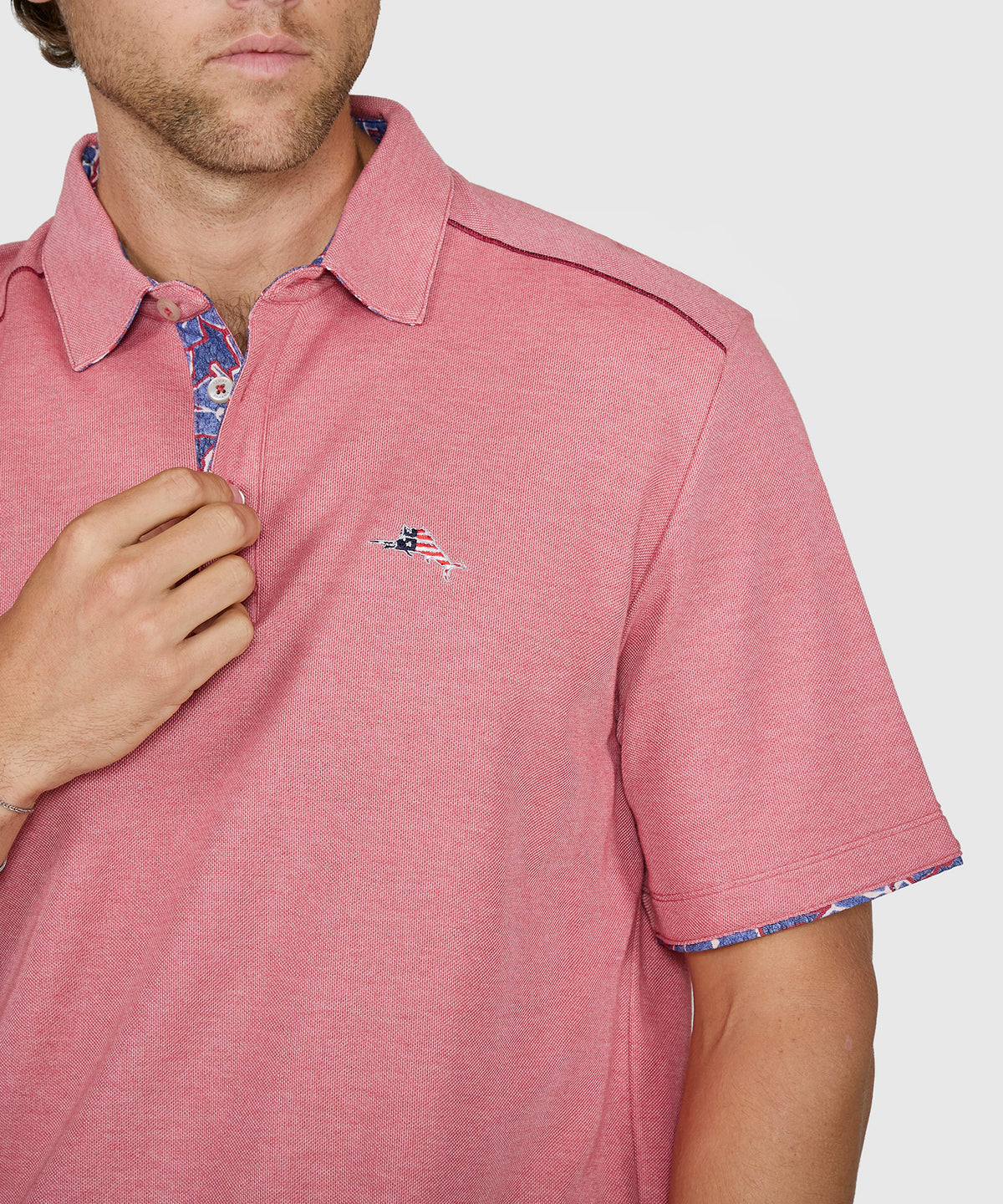 Tommy Bahama Geo Rio 5 o'clock Polo, Men's Big & Tall