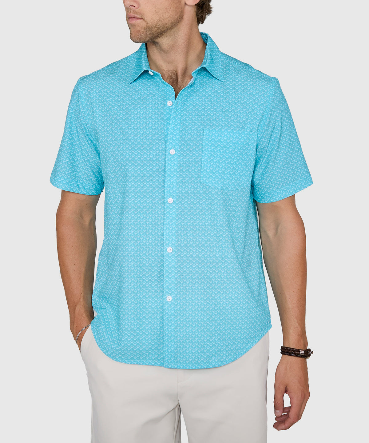 Tommy Bahama Bahama Coast Teeny Martini Camp Shirt, Men's Big & Tall