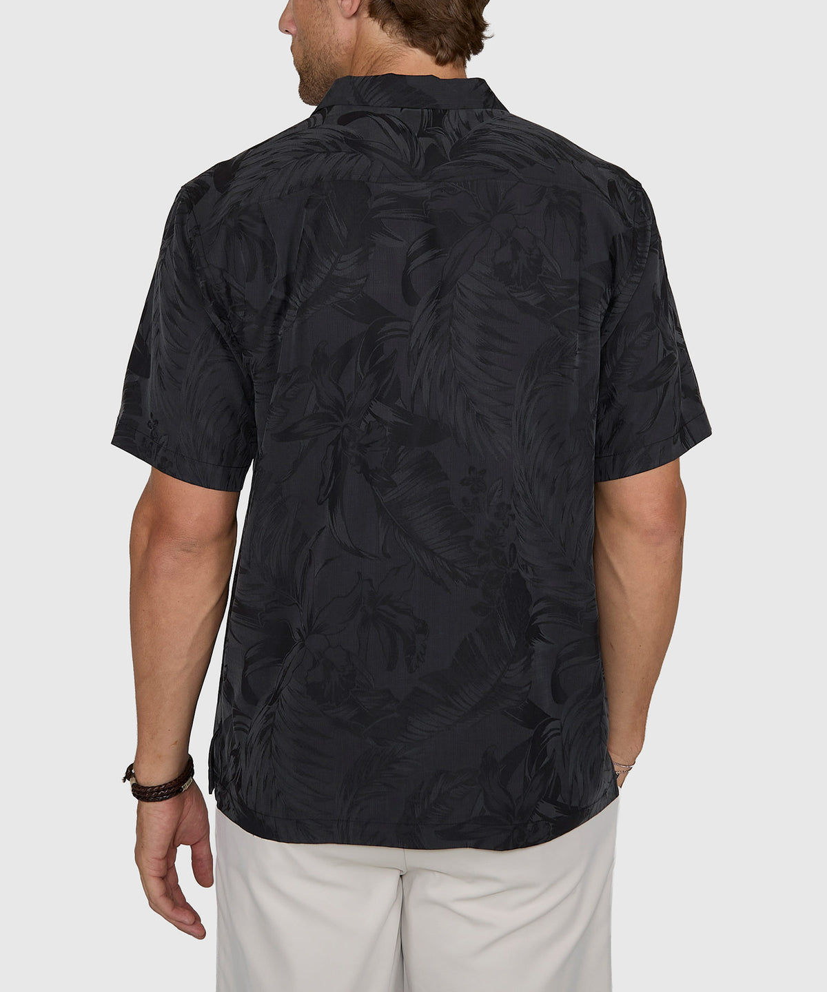 Tommy Bahama Coastal Ease Botanic Loom Camp Shirt, Men's Big & Tall