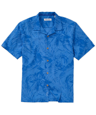 Tommy Bahama Coastal Ease Botanic Loom Camp Shirt, Men's Big & Tall