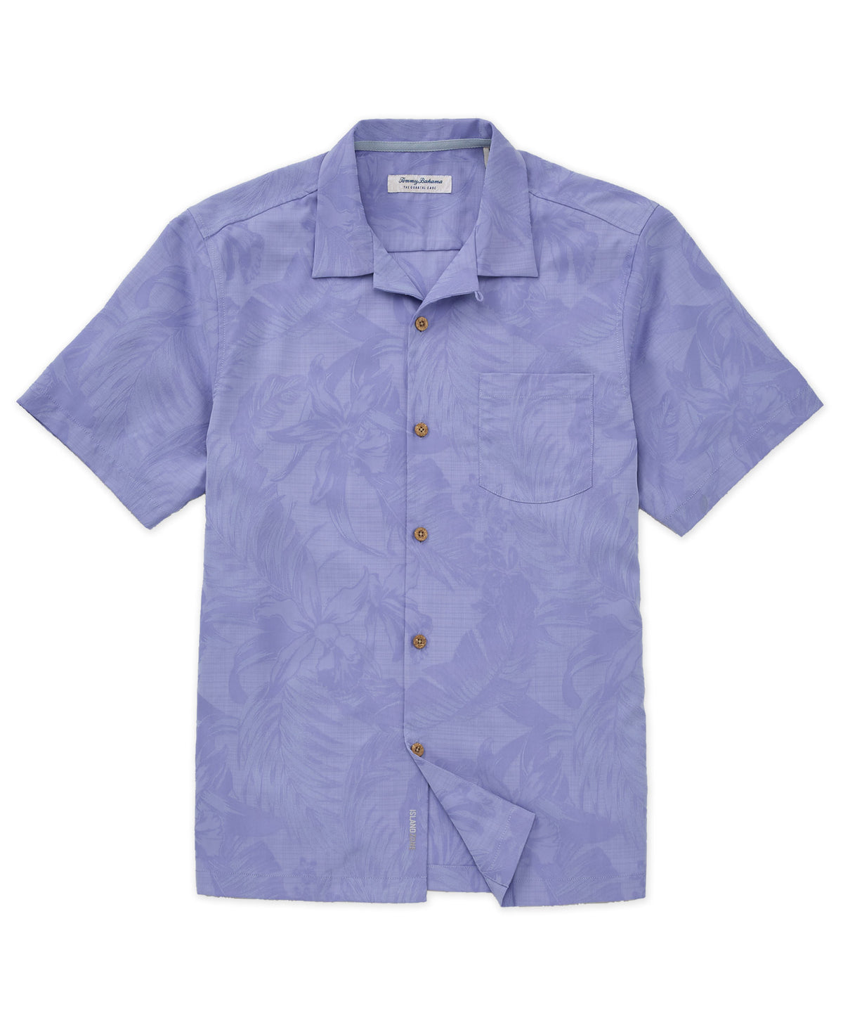 Tommy Bahama Coastal Ease Botanic Loom Camp Shirt, Men's Big & Tall