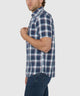 Westport Lifestyle Short Sleeve Washed Out Plaid Sport Shirt