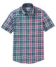 Westport Lifestyle Short Sleeve Washed Out Plaid Sport Shirt