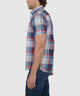 Westport Lifestyle Short Sleeve Washed Out Plaid Sport Shirt