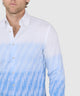 Westport Black Long Sleeve Button-Down Cotton-Linen Hombre Sport Shirt
