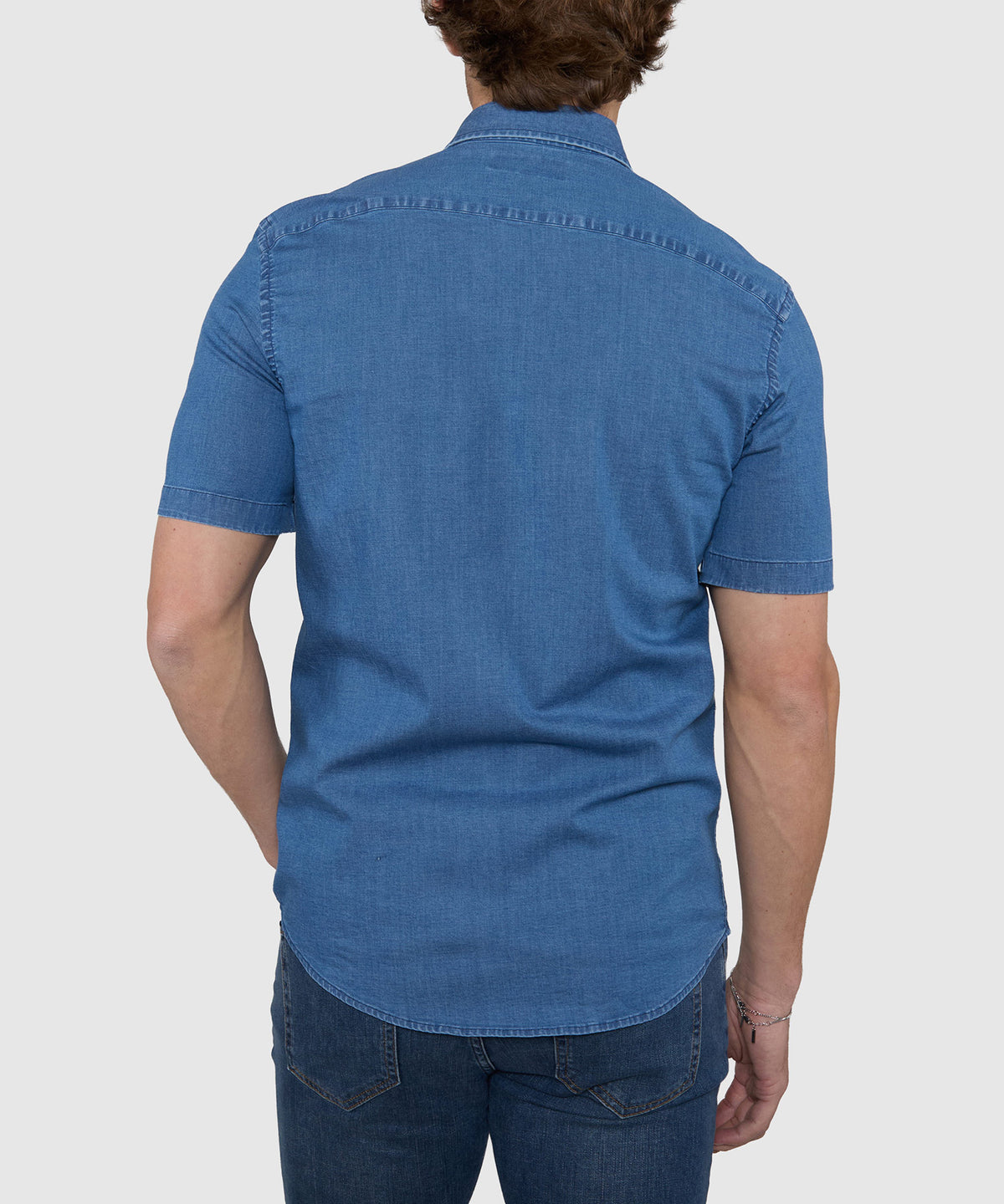 Westport Lifestyle Short Sleeve Washed Out Plaid Sport Shirt, Men's Big & Tall