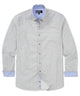 Westport Black Long Sleeve Print Sport Shirt