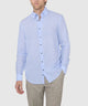 Westport Black Long Sleeve Button-Down Collar Linen-Cotton Sport Shirt