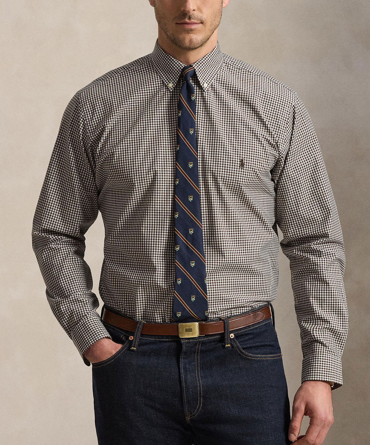 Polo Ralph Lauren Long Sleeve Poplin Sport Shirt, Men's Big & Tall