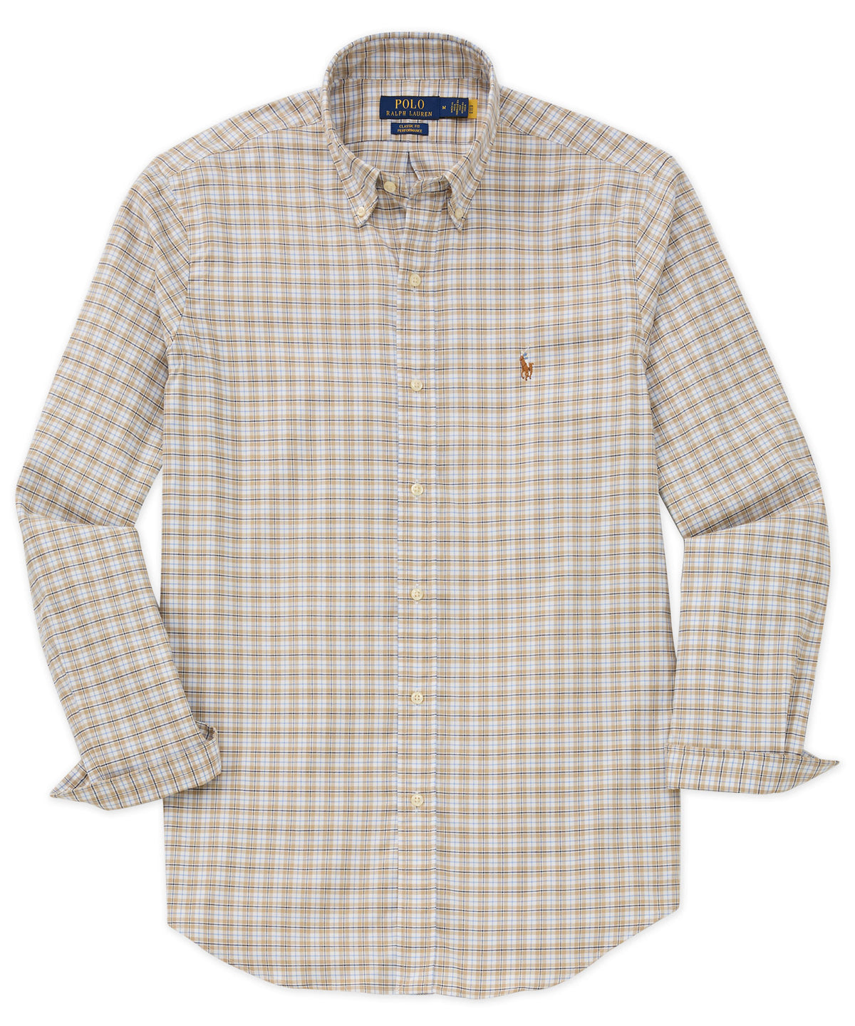 Polo Ralph Lauren Long Sleeve Performance Oxford Sport Shirt, Men's Big & Tall