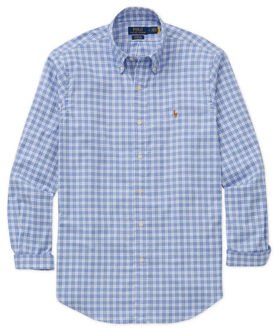 Polo Ralph Lauren Long Sleeve Performance Oxford Sport Shirt, Men's Big & Tall