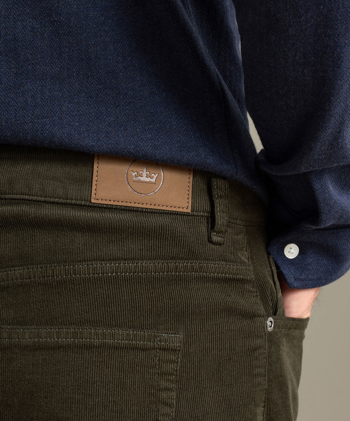 Peter Millar Classic Comfort Corduroy 5-Pocket Pant, Men's Big & Tall