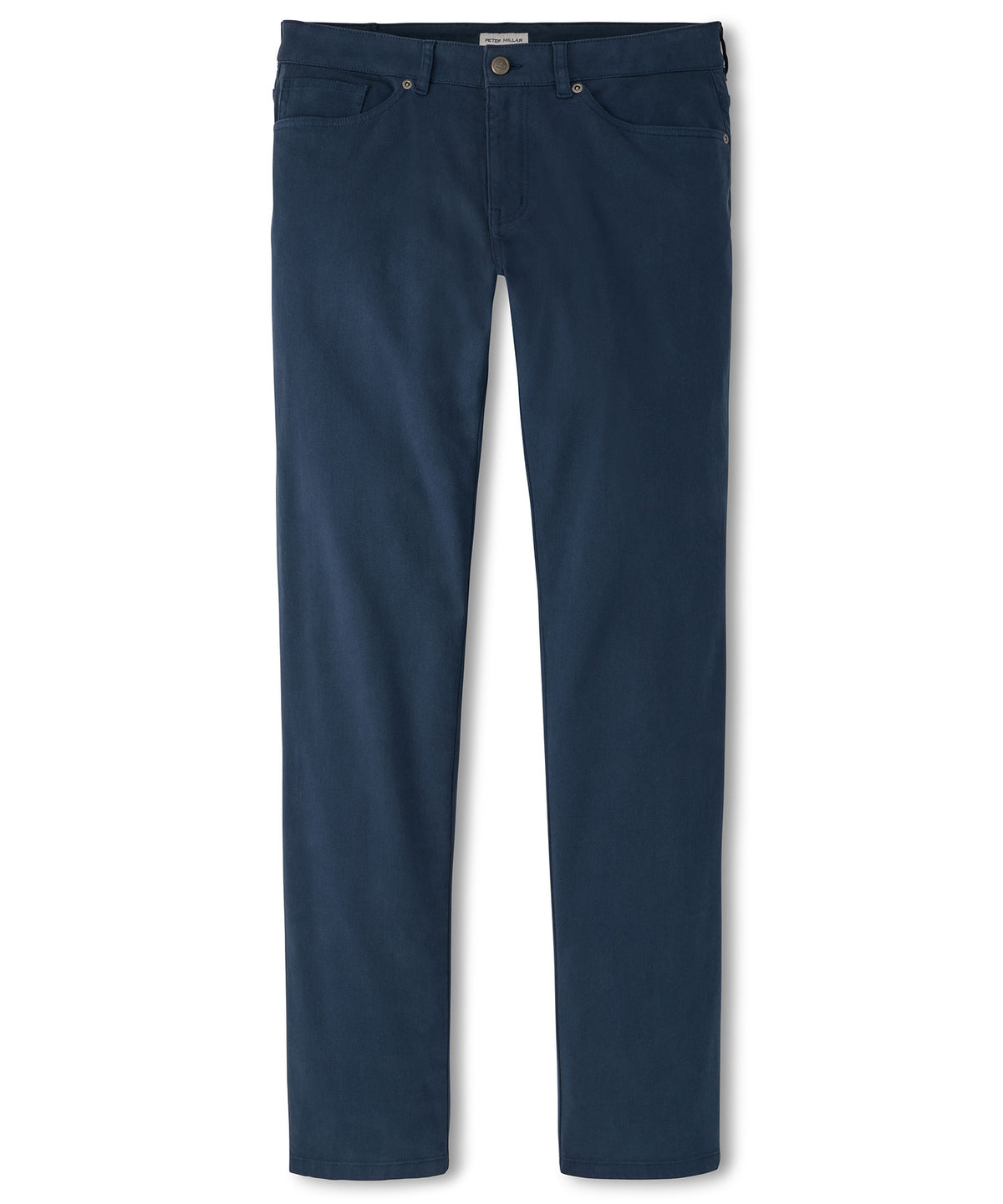 Peter Millar Crown Cotton Canvas 5-Pocket Pant - Atlantic Navy, Men's Big & Tall