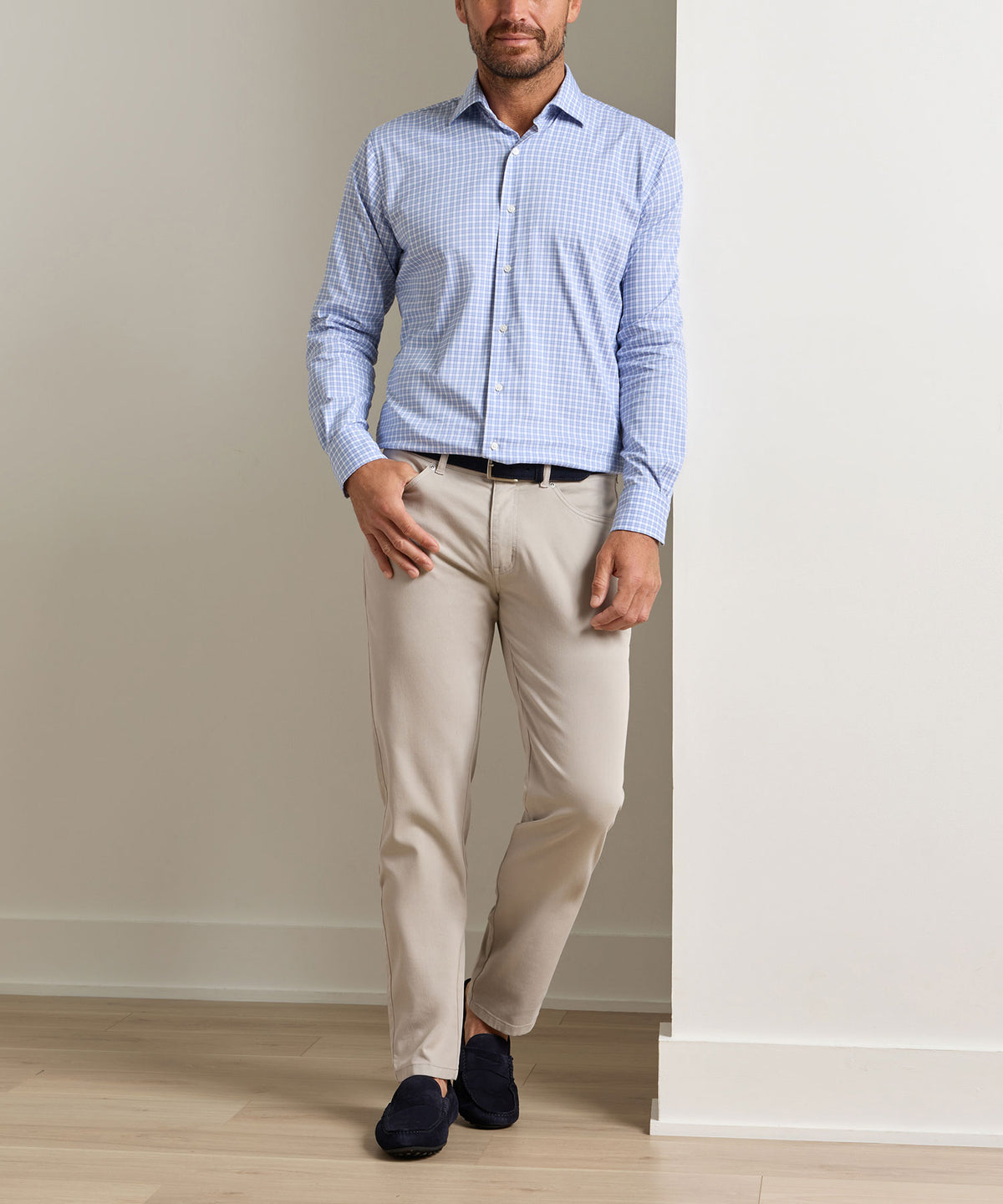 Peter Millar Crown Cotton Canvas 5-Pocket Pant, Men's Big & Tall