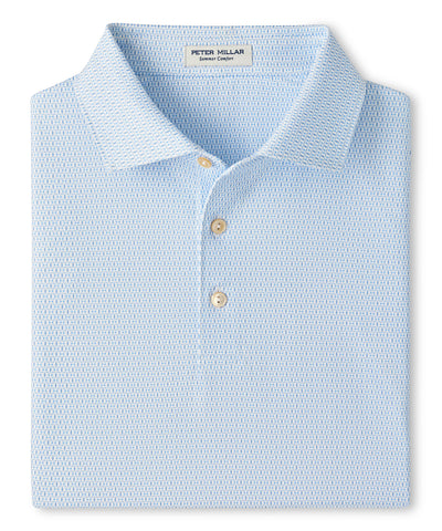 Peter Millar Football Geo Print Polo, Men's Big & Tall