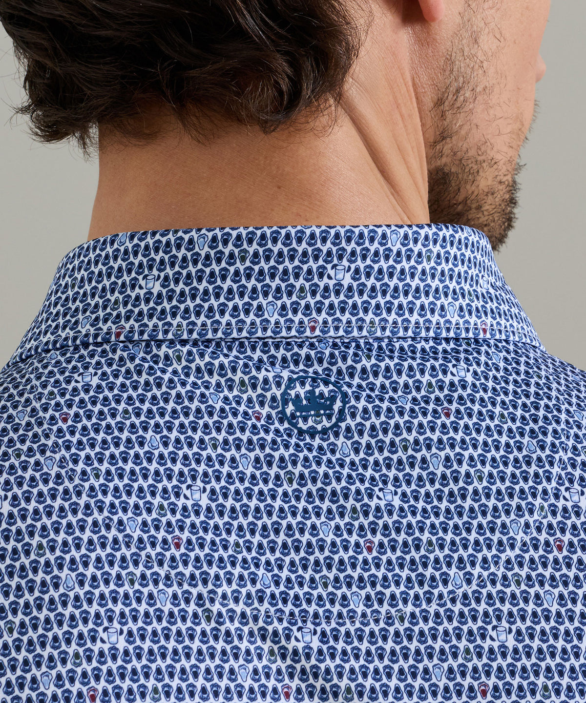 Peter Millar On the Half Shell Print Polo, Men's Big & Tall