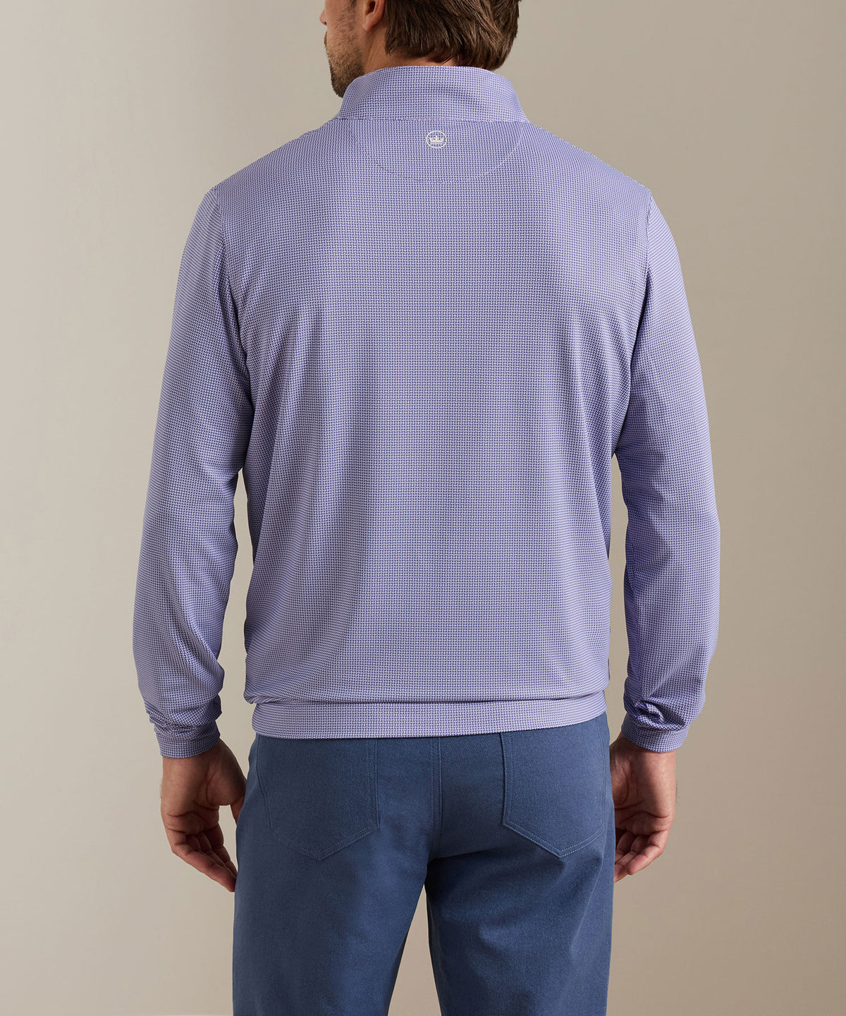 Peter Millar Perth Basketweave Quarter-Zip Pullover, Men's Big & Tall