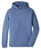 Peter Millar Long Sleeve Crown Comfort Hoodie Pullover - Blue Freezia