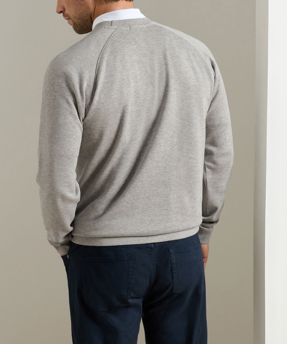 Peter Millar Long Sleeve Crown Comfort Crew Pullover, Men's Big & Tall