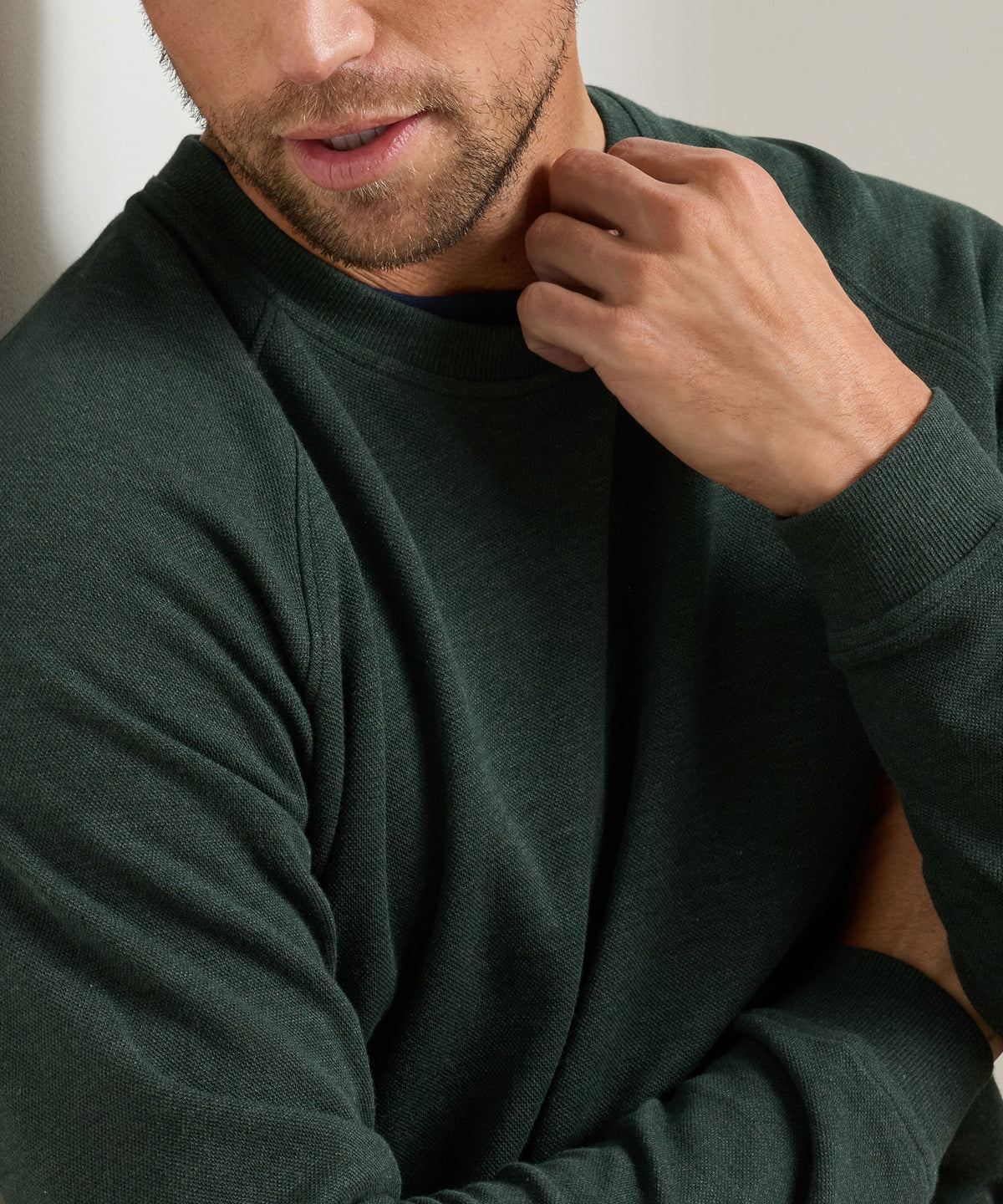 Peter Millar Long Sleeve Crown Comfort Crew Pullover, Men's Big & Tall
