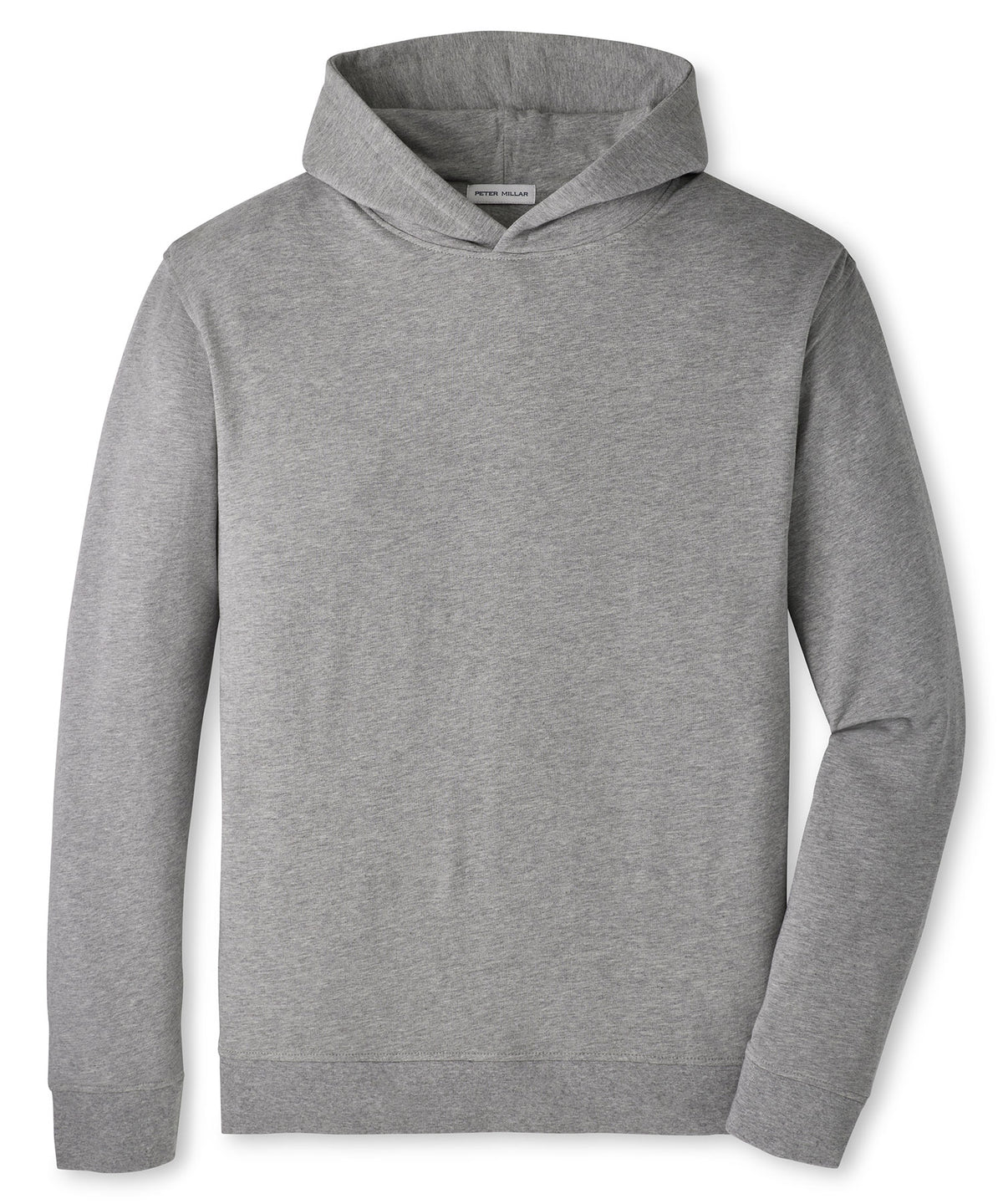 Peter Millar Oasis Pullover Hoodie - Gale Grey, Men's Big & Tall